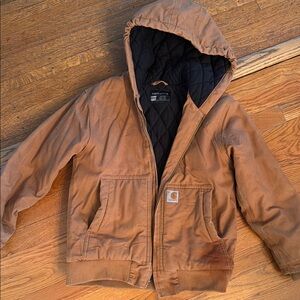 Carhartt Tan Hooded Jacket